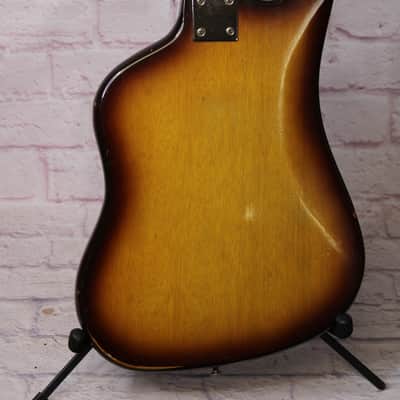 👀Vintage 1960s Zimgar Teisco SS-4L - Rare 4 Pickup Ry Cooder Gold Foil image 7
