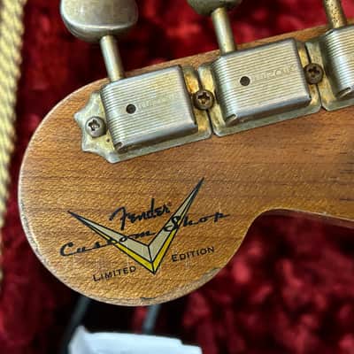 Fender Custom Shop Limited Edition ‘54 Stratocaster Super Heavy Relic - Aged Ocean Turquoise over 2-Color Sunburst /7lbs. 9.6oz #LXX0040 image 7