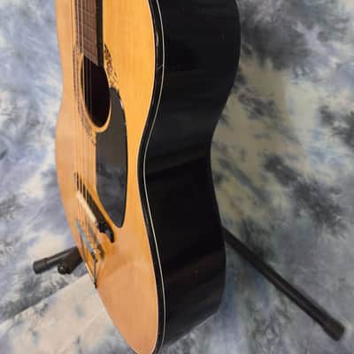 Vintage RARE 1970's Global G100 Stella Style Parlor Acoustic Guitar New Strings image 6