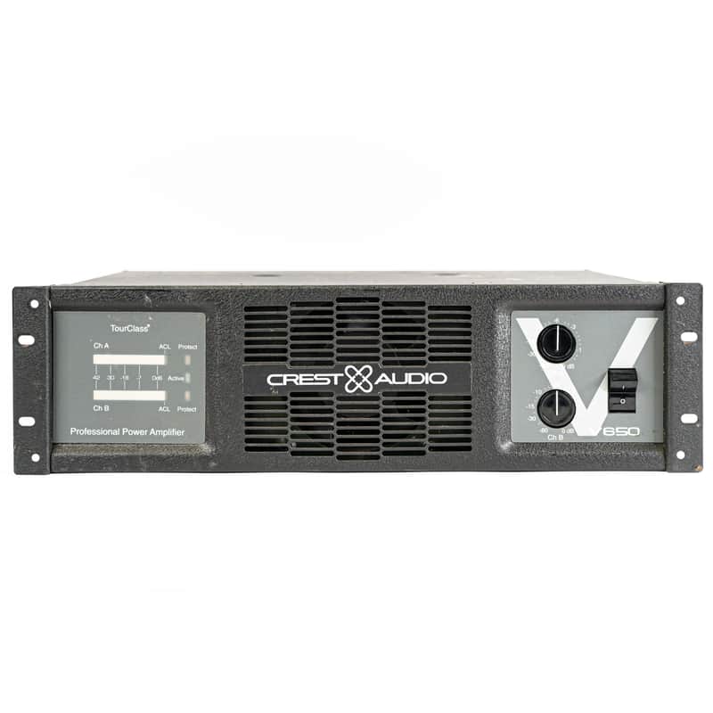 Crest Audio V650 Tour Class 2-Channel Power Amplifier Rackmount