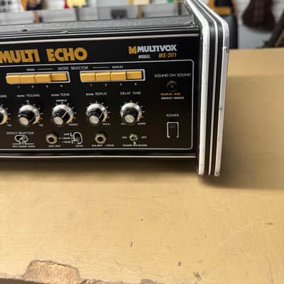 Multivox MX-201 Multi Echo Tape Delay and Reverb 1970s - Black image 5