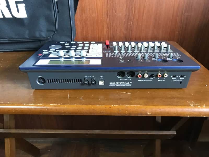 Korg D1200MKII 12-Track Digital Recorder w/ bag, power supply