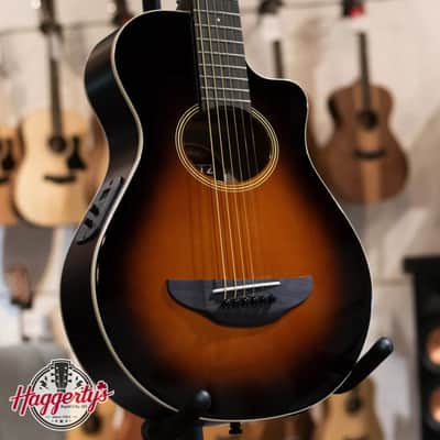 Yamaha APXT2 3/4-Size Thin-Line Cutaway Acoustic/Electric Guitar - Old Violin Sunburst with Gig Bag image 1
