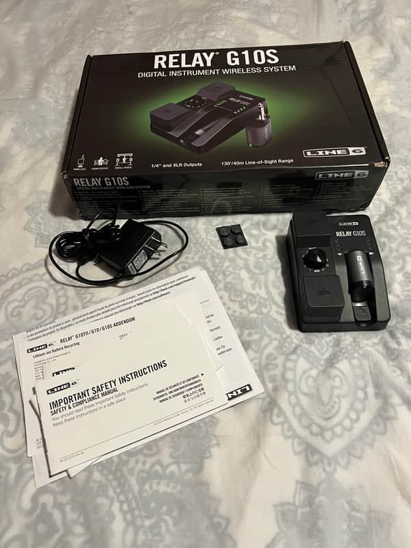 Line 6 Relay G10S Stompbox-Size Digital Guitar Wireless System