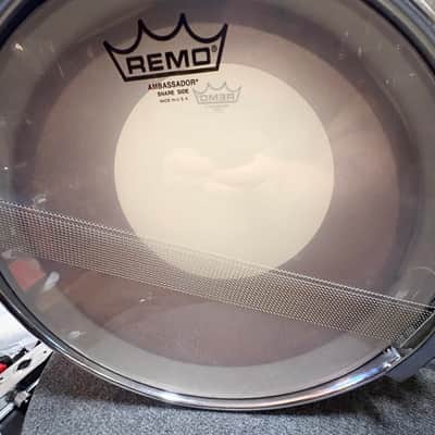 8x14 Pearl / Cask Custom Free floater snare drum - Leopard Wood image 5