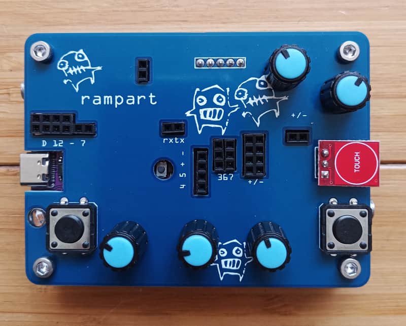 Rampart - Arduino synth explorer built version image 1