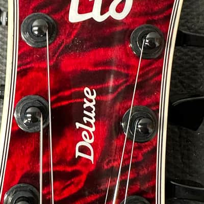 LTD EC-1000 - See Thru Black Cherry #71318 (Factory Demonstration Model) image 6