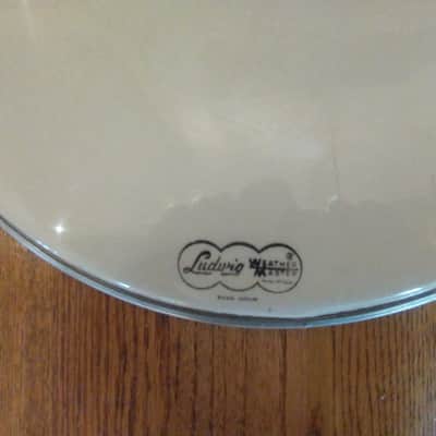 Ludwig (2) vintage 20 inch weathermaster batter/resonate bass drum heads both excellent! image 5