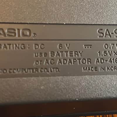Casio SA-9 Black ORIGINAL BOX AND PAPERWORK image 14