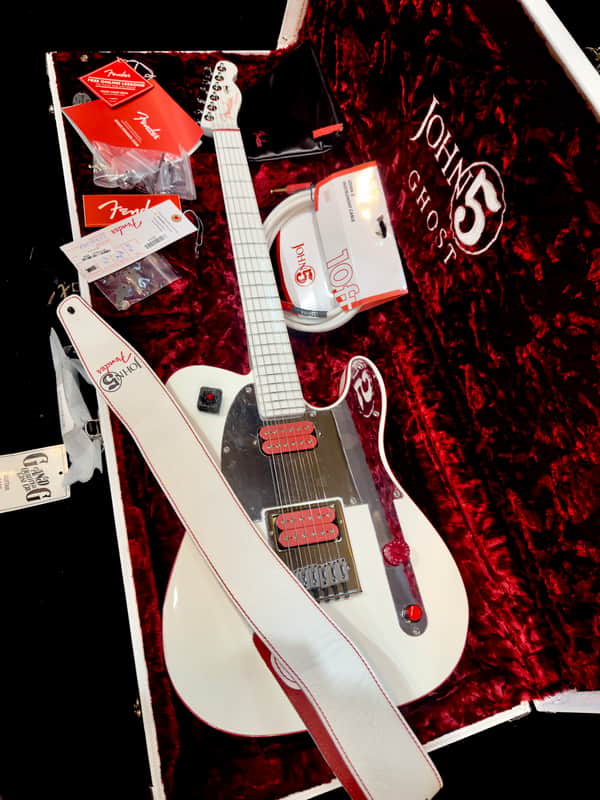 Rare 2023 Fender USA Limited Edition John 5 Ghost Telecaster – 1 of 600 Dead Mint / Unplayed