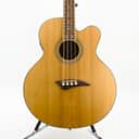 Used Dean EABC Natural Cutaway Acoustic-Electric Bass Guitar - Good Condition