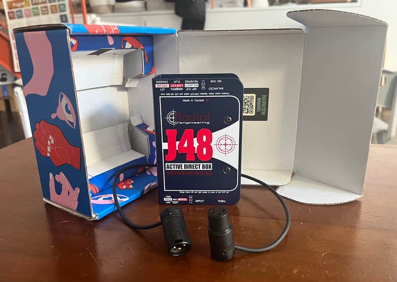 Radial J48 Active Direct Box + Extras! image 1