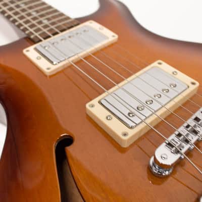 Artist Korina HB Jazzburst Electric Guitar Made in USA w/ Hard Case image 7