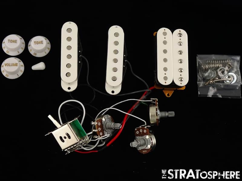 Fender Squier Affinity Series Strat HSS PICKUPS POTS + KNOBS Stratocaster image 1