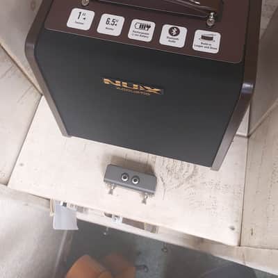 NuX Stageman II AC-80 80-Watt 1x6.5" Acoustic Guitar Combo 2021 - Present - Brown image 3