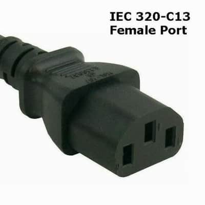 LASE 6 ft AC Power Cable Y Splitter IEC320-C13 to IEC320-C13 & IEC320-C14 image 5