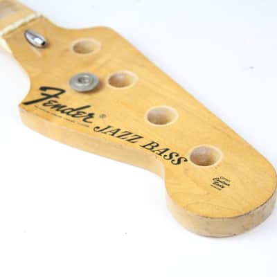 1975 Vintage Fender Jazz Bass Maple NECK MINTY 1970's Original 3-Bolt Guitar image 5