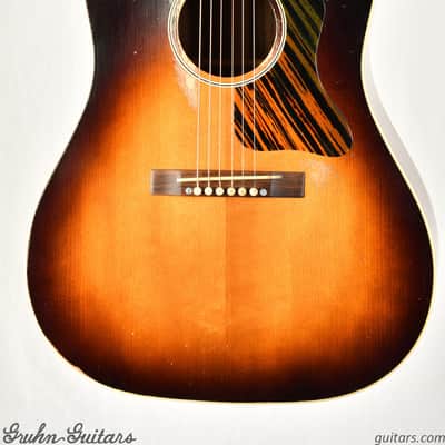 Gibson Gibson Custom Murphy Lab 1936 Advanced Jumbo Heavy Aged - Heavy Aged Vintage Sunburst image 3