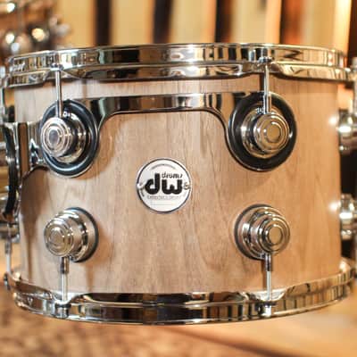 DW Collector's Pure Walnut Natural Hard Satin Drum Set - 18,12,14,14sn - SO#1421333 image 5