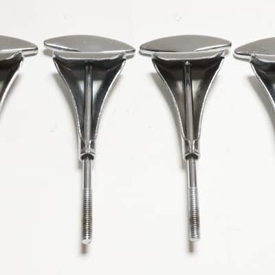 (8) Sonor Bass Drum Tension Rods & Claws, Original Washers - 1960s Teardrop Era / INSPECTED & TESTED image 6