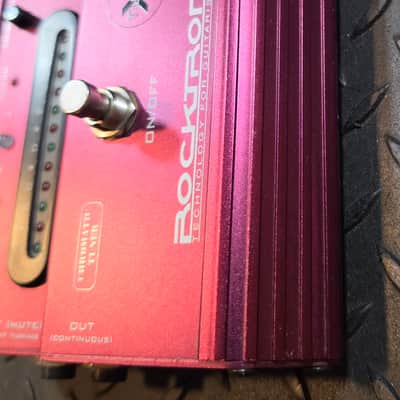 Rocktron X-Tune Chromatic Tuner Guitar Tuning Pedal 2010s - Red image 6