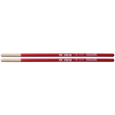 Vic Firth SAA - Bacchette American World Classic Alex Acuña Conquistador - Rossa image 4