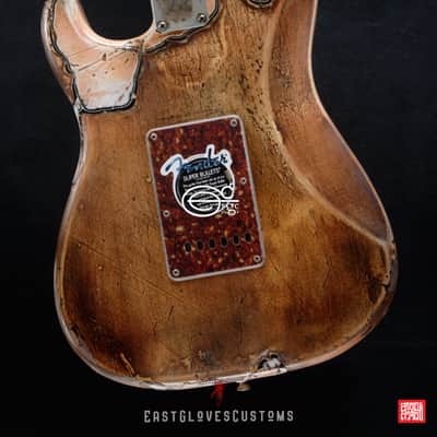 Fender Stratocaster 60th Anniversary Shell Pink Heavy Aged Relic by East Gloves Customs image 13