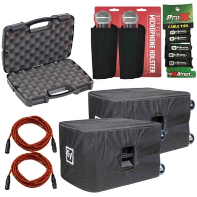 Electro Voice ETX-18SP-CVR Speaker Covers Pair + Storage Case + Accessories image 11