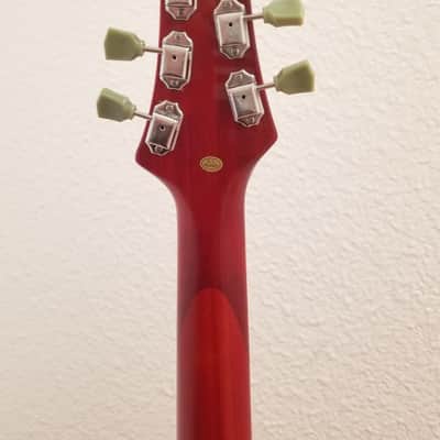 Monoprice Indio 66 Dlx Plus Gold Top Mahogany Body LP-style Electric Guitar image 6