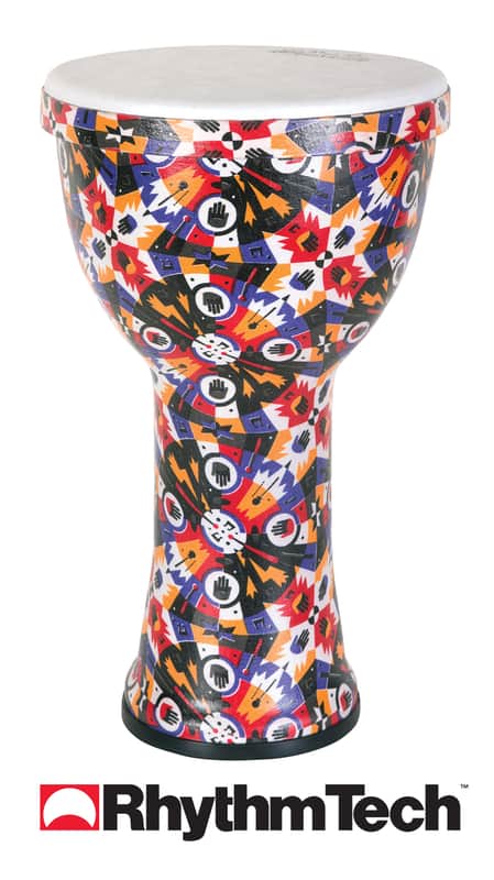 Rhythm Tech 'Rhythm Village' Djembe 9" - Multicoloured image 1