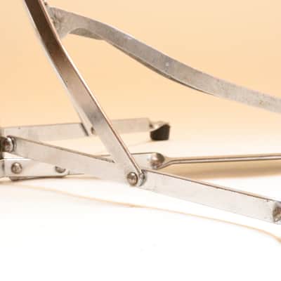 Gretsch Hi Hat Stand, Early Flat Base Version #4844, Original Clutch, Riveted Rubber Feet - 1961 to '63 / INSPECTED & TESTED image 14
