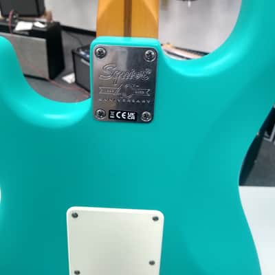 Squier 40th Anniversary Strat - Sea Foam Green image 3