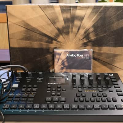 Elektron Analog Four MKII 4-Voice Tabletop Analog Synthesizer 2020 - Present - Black