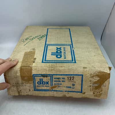DBX Model 122 Stereo Noise Reduction System w/OG Manual+Box TESTED FOR PARTS image 9