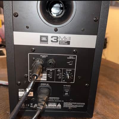 JBL 308P MkII 2-Way 8" Active Nearfield Studio Monitors (Pair) 2010s - Black image 1