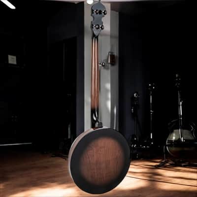 Gold Tone ML-1 Bela Fleck "Missing Link" 5-String Baritone - Vintage Brown, Case Included image 11