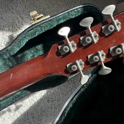 Yamaha FG-180 Jumbo Dreadnought - Nippon Gakki Red Label Japan - Freshly Serviced - Neck Reset / Nut / Saddle - Relic image 9