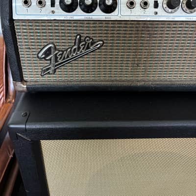 Fender Bassman "Drip Edge" 2-Channel 50-Watt Guitar Amp Head 1968 - 1969 - Silverface image 2