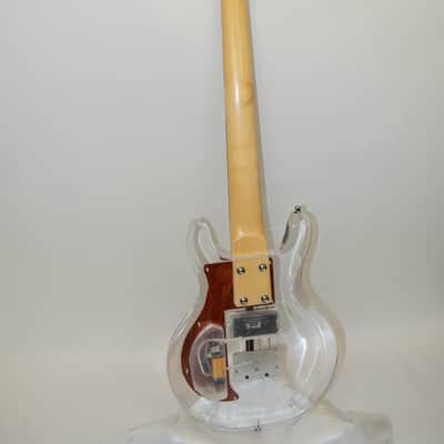 Bad Cat Instruments AC-230 Acrylic Custom 4-String Electric Bass Guitar, Transparent Lucite w/ EMG Pickup image 15