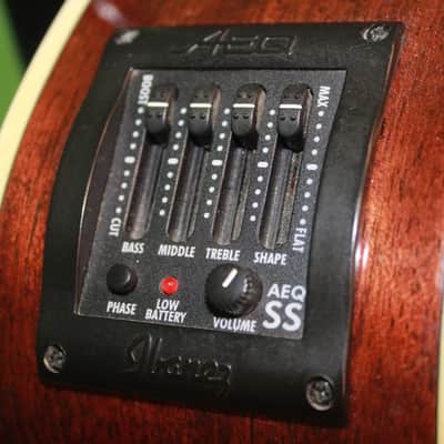 Ibanez Artwood Acoustic-Electric Guitar AW12CE-NT (Used)(China) image 10