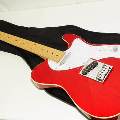 Fernandes TEC-85 Electric Guitar see-through red Ref No.5374 image 1
