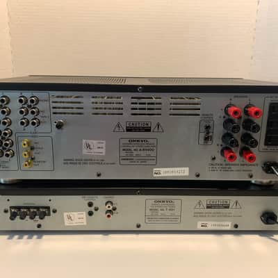 Onkyo Integrated Stereo Amplifier A-RV400 W/Onkyo T-401 Tuner - Tested image 4