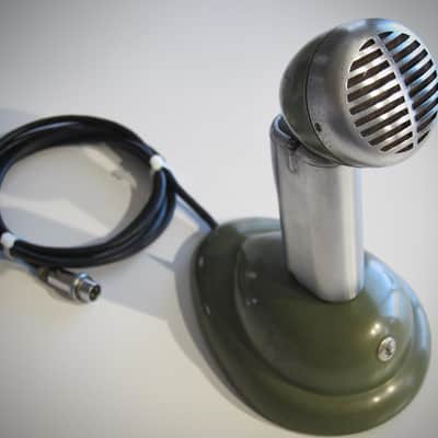 Shure 520-SL High Impedance Microphone Desk Mic Circa-1950s-Chrome & Black` image 7