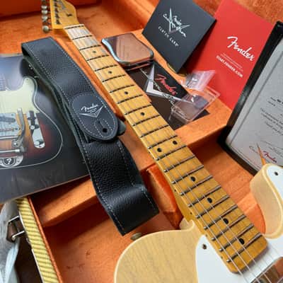 2026 Fender Custom Shop ‘58 Telecaster B6 Top Loader Journeyman - Super Aged Dirty White Blonde image 20