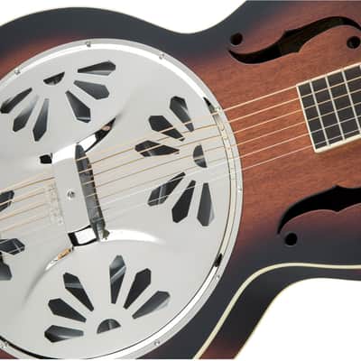 Gretsch G9220 Bobtail Round-Neck A.E., Mahogany Body Spider Cone Resonator Guitar, Fishman Nashville Resonator Pickup, 2-Color Sunburst image 16