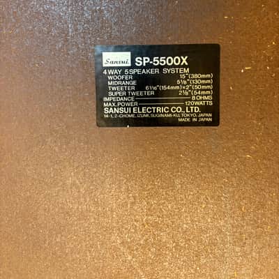 Sansui Sp-5500x      Walnut image 10