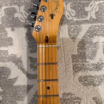 RARE 1996 Fender Telecaster Plus V2 Blue Burst & Maple Fretboard OHSC image 4