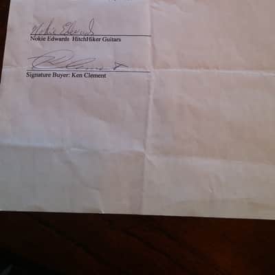 Hitchhiker by Nokie Edwards SIGNED (Prototype comes with paperwork) image 6