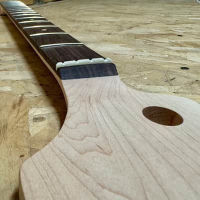 Luthier Made Jazz Bass neck image 1