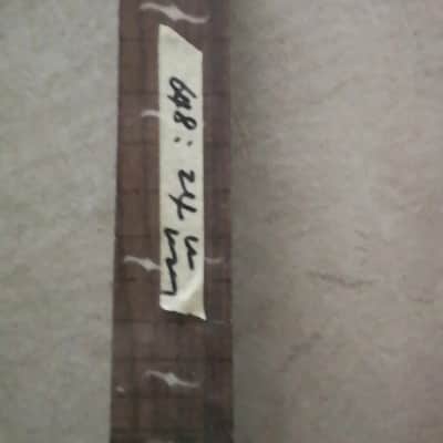 24 Frets Folk Acoustic Guitar Neck Rosewood Fingerboard Fretboard Wood Color image 2